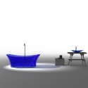 Virta Blue-6520 Freestanding Glass Bathtub