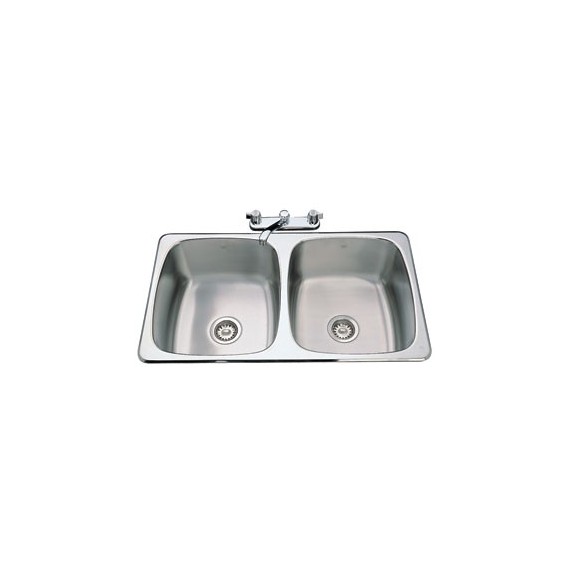 Kindred QD2035 Double Bowl 20 gauge