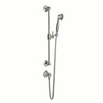 Perrin & Rowe Palladian Handshower Set With 24" Slide Bar and Single Function Handshower