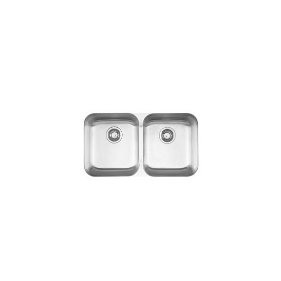 Kindred QDUA1831 Double bowl undermount 20 gauge