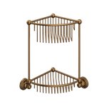 Perrin & Rowe Two Tier Corner Basket