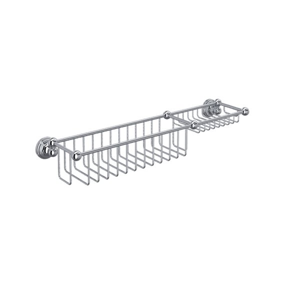 Perrin & Rowe 20" Bottle Basket With Soap Tray