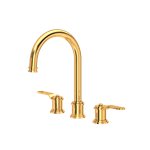 Perrin & Rowe Armstrong Widespread Lavatory Faucet With C-Spout