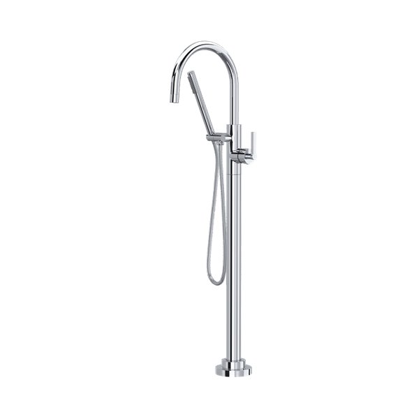 ROHL Lombardia Single Hole Floor-mount Tub Filler Trim