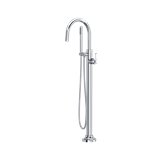 ROHL Apothecary Single Hole Floor-Mount Tub Filler Trim