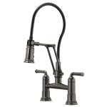 BRIZO ROOK 62274LF ARTICULATING BRIDGE FAUCET 