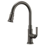 BRIZO ROOK 63074LF SINGLE HANDLE PULL-DOWN KITCHEN FAUCET 