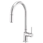 BRIZO ODIN 63075LF-LHP ARC PULL-DOWN KITCHEN FAUCET