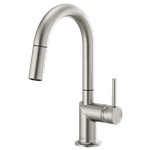 BRIZO ODIN 63975LF-LHP ARC PULL-DOWN PREP FAUCET