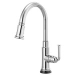 BRIZO ROOK 64074LF SINGLE HANDLE PULL-DOWN KITCHEN FAUCET WITH SMARTTOUCH 