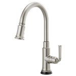 BRIZO ROOK 64074LF SINGLE HANDLE PULL-DOWN KITCHEN FAUCET WITH SMARTTOUCH 