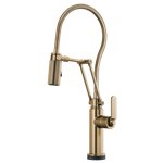 BRIZO LITZE 64144LF SMARTTOUCH ARTICULATING FAUCET WITH INDUSTIRAL HANDLE AND FI