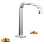 BRIZO ALLARIA 65368LF-LHP-ECO WIDESPREAD SQUARE SPOUT 1.2 GPM 