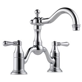 BRIZO ROOK 65536LF-ECO TWO HANDLE WIDESPREAD BRIDGE LAVATORY FAUCET