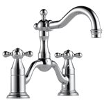 BRIZO 65538LF-ECO TWO HANDLE WIDESPREAD BRIDGE LAVATORY FAUCET