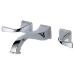 BRIZO 65830LF-ECO TWO HANDLE WALL-MOUNT LAVATORY FAUCET