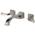 BRIZO 65830LF-ECO TWO HANDLE WALL-MOUNT LAVATORY FAUCET