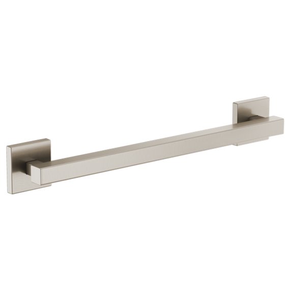 BRIZO 69480 CONTEMPORARY SQUARE DECORATIVE ADA GRAB BAR - 18"