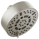 BRIZO 87292-2.5 5" EURO RD MULTIFUNCTION SHOWERHEAD