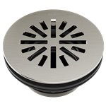 BRIZO BT051414 4" PREFAB ROUND SHOWER DRAIN 