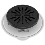 BRIZO BT061414 4" TILE-IN ROUND SHOWER DRAIN 