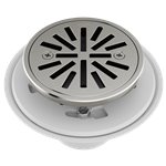 BRIZO BT061414 4" TILE-IN ROUND SHOWER DRAIN 