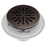 BRIZO BT061414 4" TILE-IN ROUND SHOWER DRAIN 