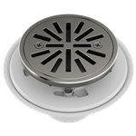 BRIZO BT061414 4" TILE-IN ROUND SHOWER DRAIN 