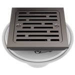 BRIZO BT062415 4" TILE-IN SQUARE SHOWER DRAIN 