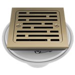 BRIZO BT062415 4" TILE-IN SQUARE SHOWER DRAIN 