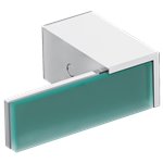 BRIZO ROOK HL70481 TWO-HANDLE WALL MOUNT TUB FILLER HANDLE KIT - GREEN GLASS LE