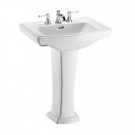 TOTO LPT754.8 WHITNEY 8 CENTER LAV PED