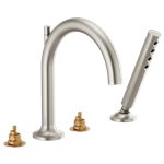 BRIZO JASON WU T67475-LHP ROMAN TUB FAUCET WITH HANDSHOWER