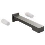 BRIZO FRANK LLOYD WRIGHT T70422-LHP TWO HANDLE WALL MOUNT TUB FILLER 