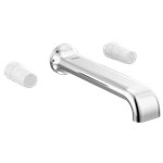 BRIZO ALLARIA T70467-LHP TWO HANDLE WALLMOUNT TUB FILLER 