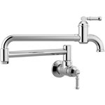 DELTA BRODERICK 1190LFL WALL-MOUNT POT FILLER 2L 