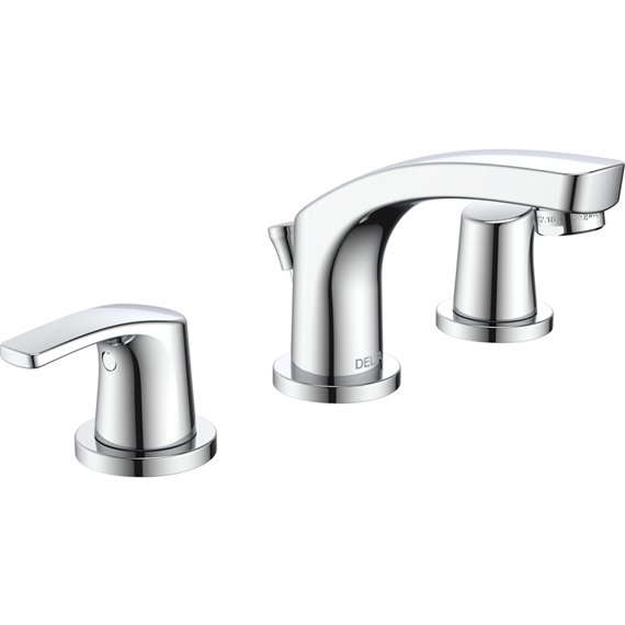 DELTA WYNNE 3534LF TWO HANDLE WIDESPREAD LAVATORY FAUCET 