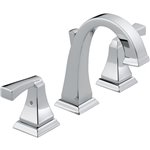 DELTA DRYDEN 3551-MPU-DST TWO HANDLE WIDESPREAD LAVATORYFAUCET 