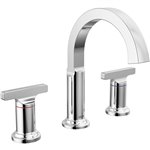 DELTA TETRA 355887-DST TWO HANDLE WIDESPREAD BATHROOM FAUCET 