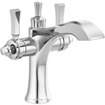 DELTA DORVAL 856-DST SINGLE HOLE MONOBLOCK BATHROOM FAUCET 