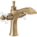 DELTA DORVAL 857-DST SINGLE HOLE MONOBLOCK BATHROOM FAUCET 