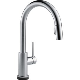 DELTA TRINSIC 9159TV-DST VOICEIQ SINGLE-HANDLE PULL-DOWN KITCHEN FAUCET TOUCH2O 