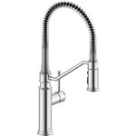 DELTA PRODECO 983LF PULLDOWN INDUSTRIAL SPRING KITCHEN FAUCET 