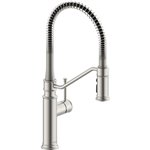 DELTA PRODECO 983LF PULLDOWN INDUSTRIAL SPRING KITCHEN FAUCET 