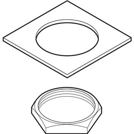 DELTA RP6056 D-NUT AND WASHER 