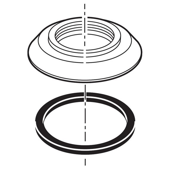 DELTA RP64264 LAHARA HANDLE BASE AND GASKET