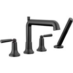 DELTA SAYLOR T4736 4-HOLE ROMAN TUB TRIM WITH HAND SHOWER 