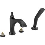 DELTA DORVAL T4756-LHP ROMAN TUB FAUCET TRIM W/ HS W/O HANDLES 