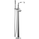 DELTA TETRA T4789-LHP-FL FLOOR MOUNT TUB FILLER TRIM 