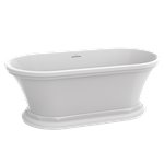 Graff CAMB64L-OF Camden Freestanding Bathtub with Integrated Overflow 